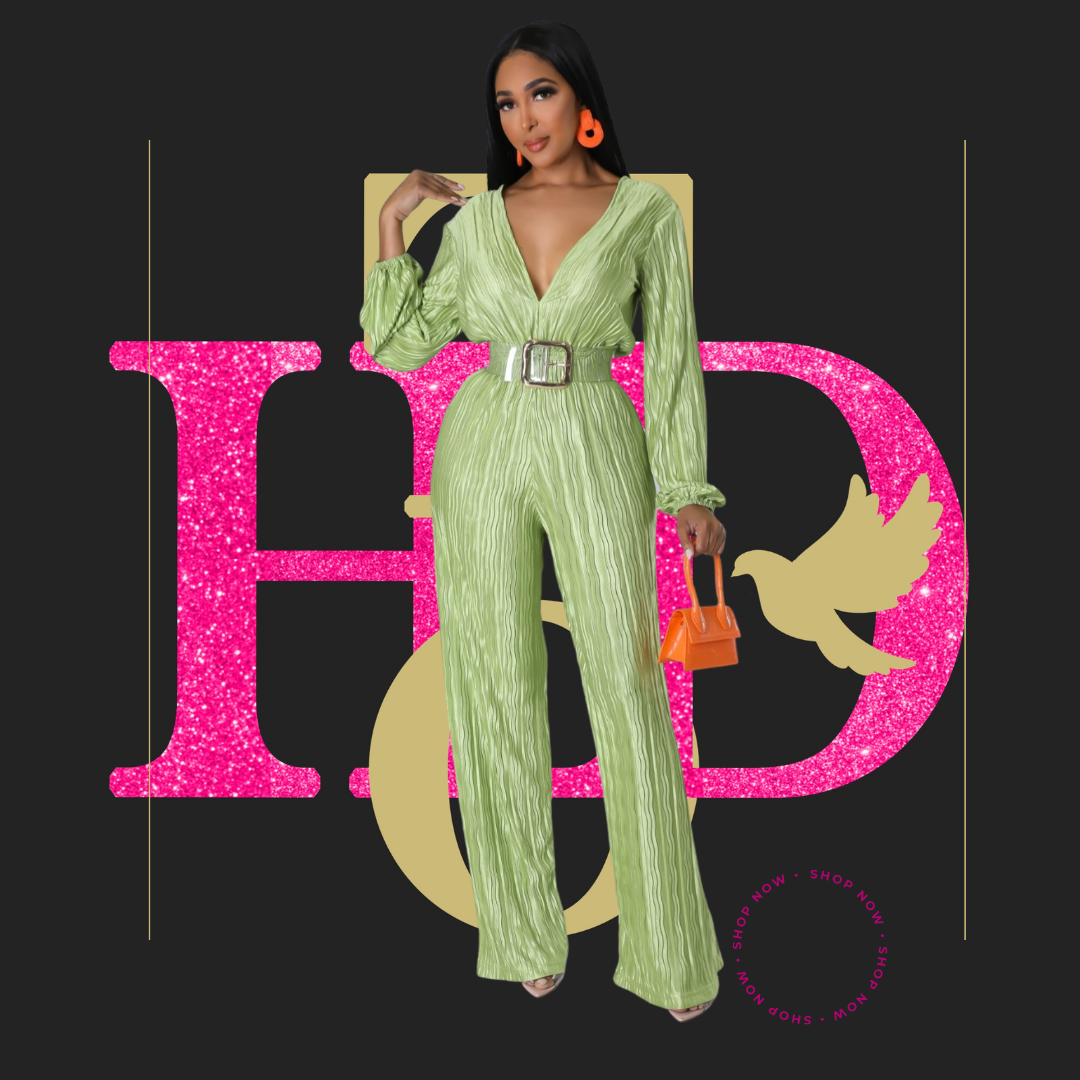 Keya's Lime Jumpsuit