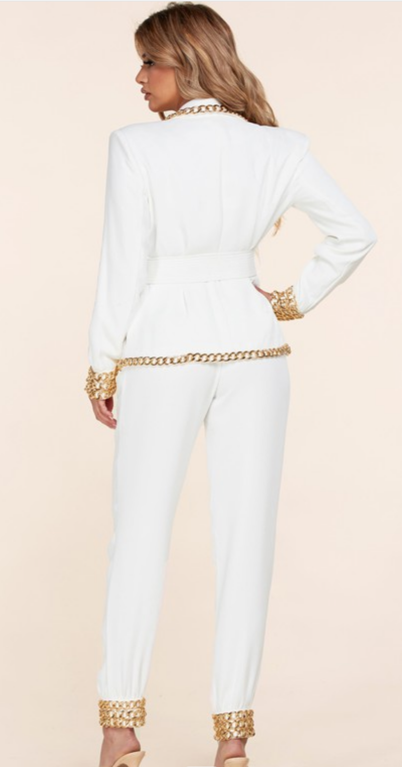 Rope Me Gold 2 pc Suit