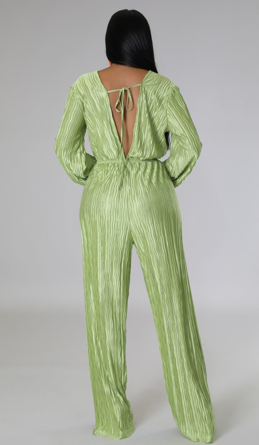 Keya's Lime Jumpsuit